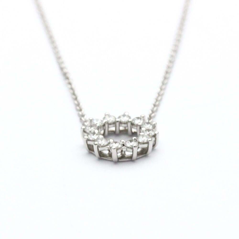 TIFFANY Authentic Silver Diamond Necklace - Picture 9 of 13